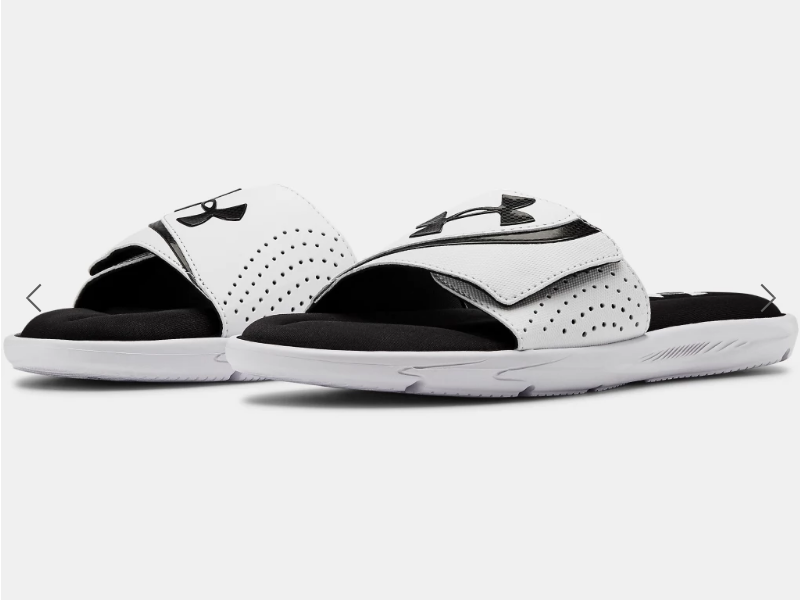 Under Armour UA Ignite VI Slides - White - Mens