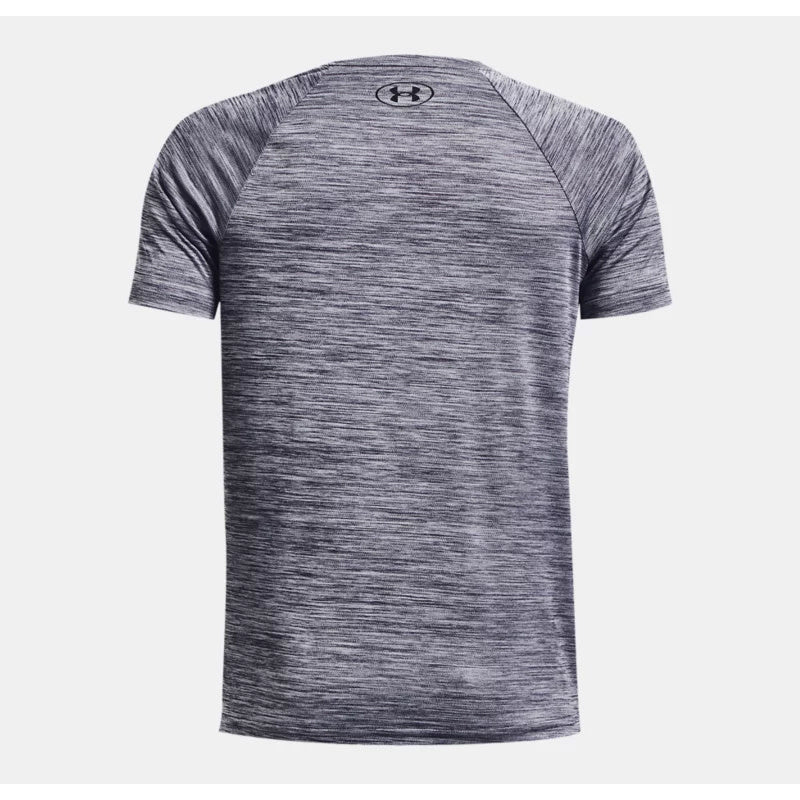 Under Armour Tech Split Logo Hybrid Tee - Youth - Navy
