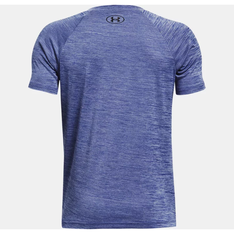 Under Armour Tech Split Logo Hybrid Tee - Youth - Royal