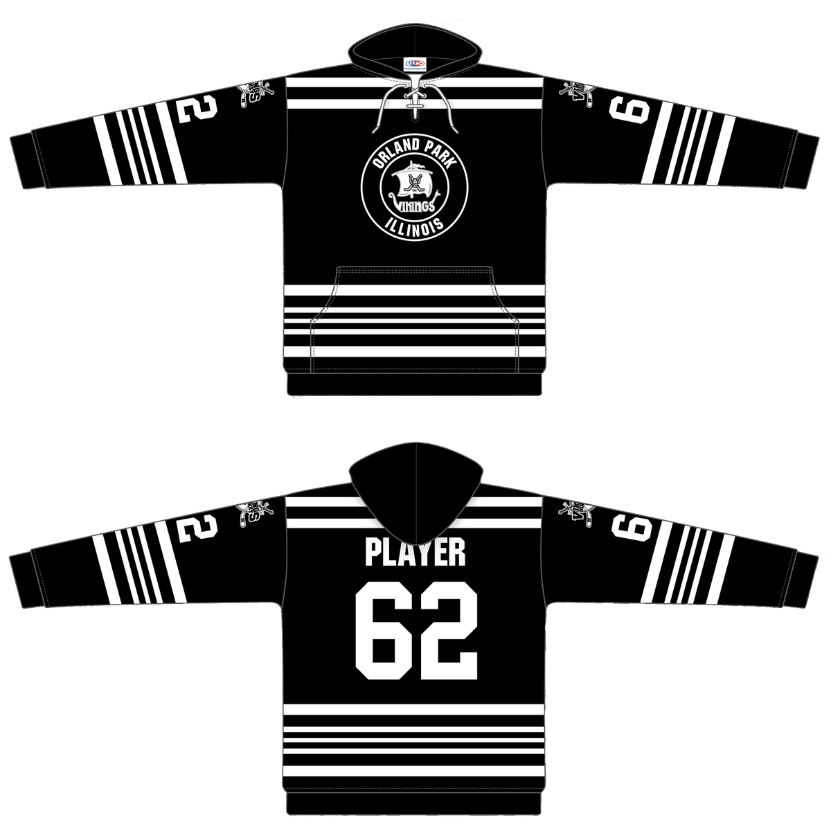 Vikings - AK Sublimated Hoodie