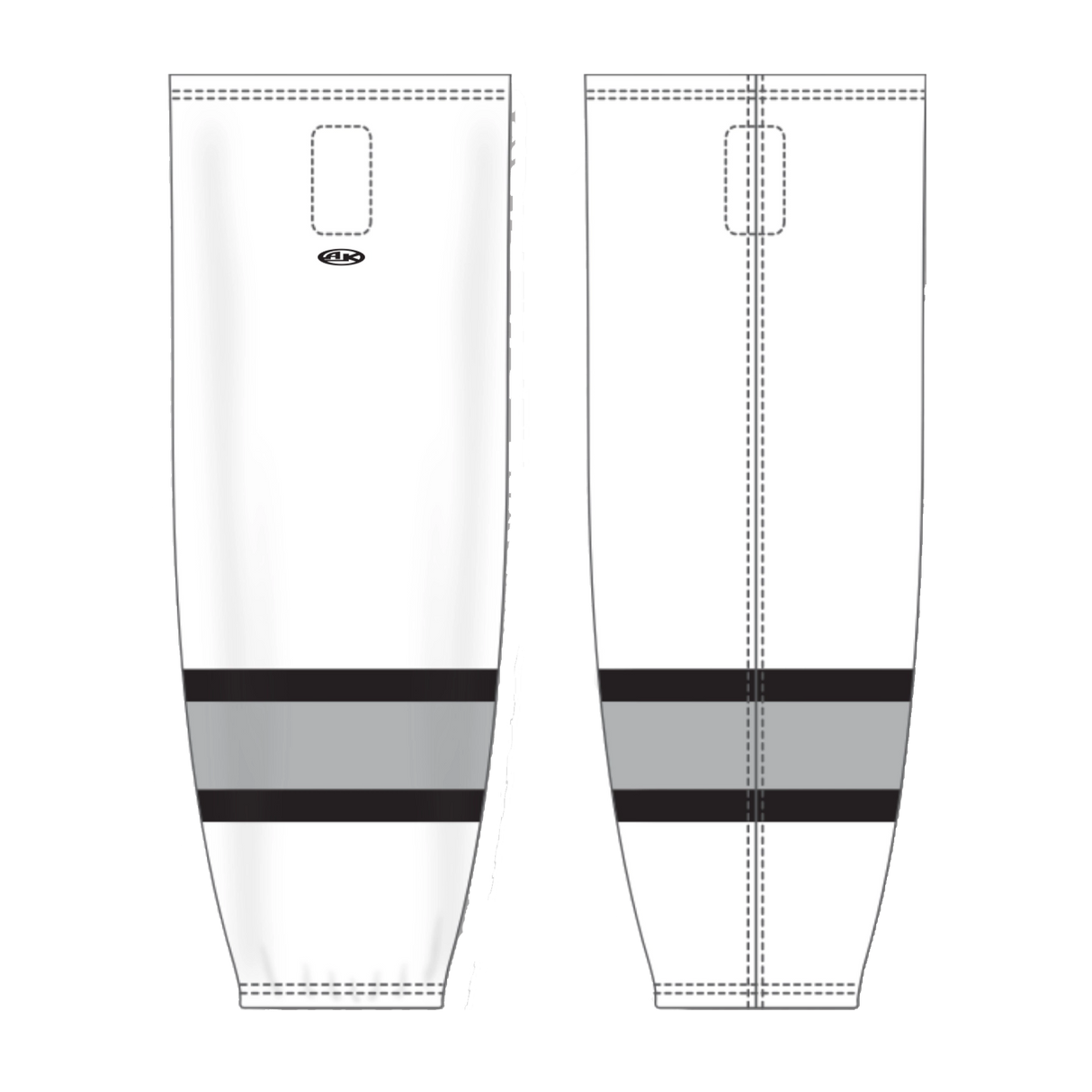 Vikings - Sublimated Game Sock - White