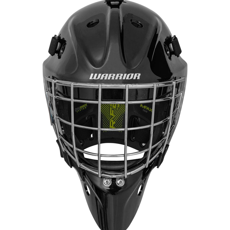 Warrior R/F2 E Certified Goal Helmet - Senior - Black