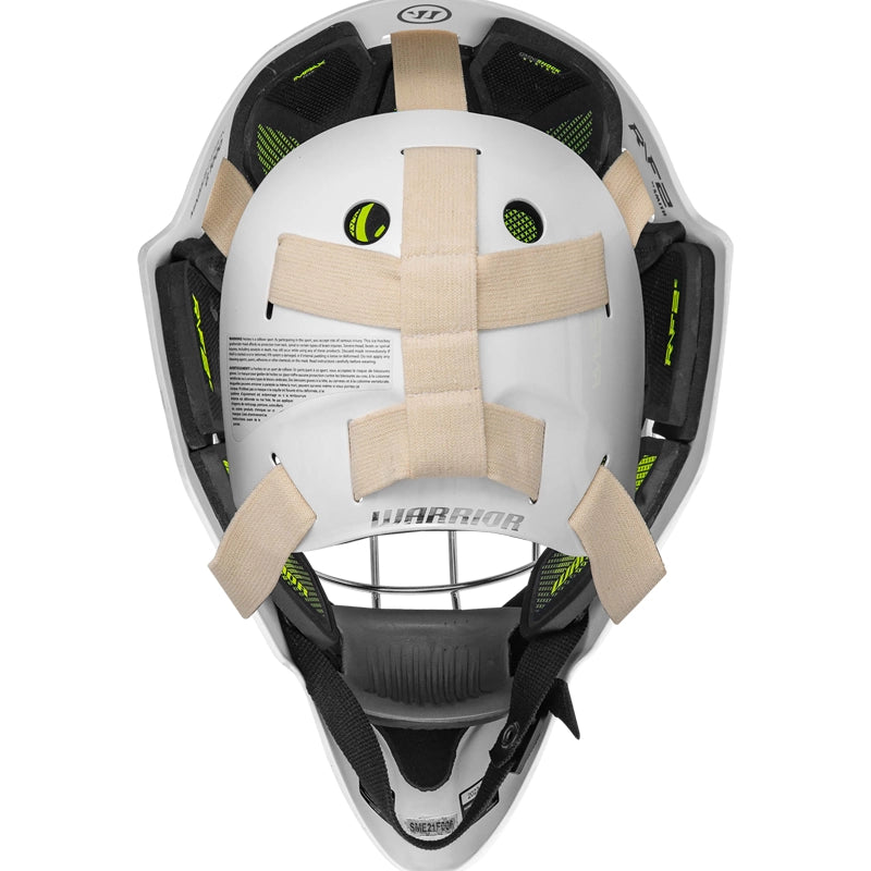 Warrior R/F2 E Certified Goal Helmet - Senior - White
