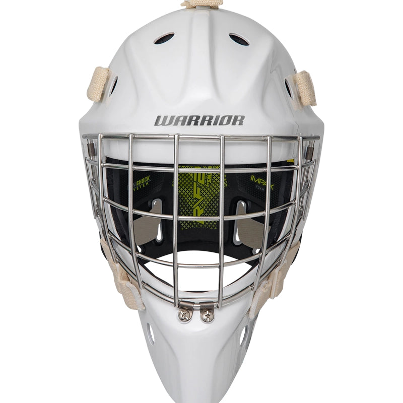 Warrior R/F2 E Certified Goal Helmet - Senior - White