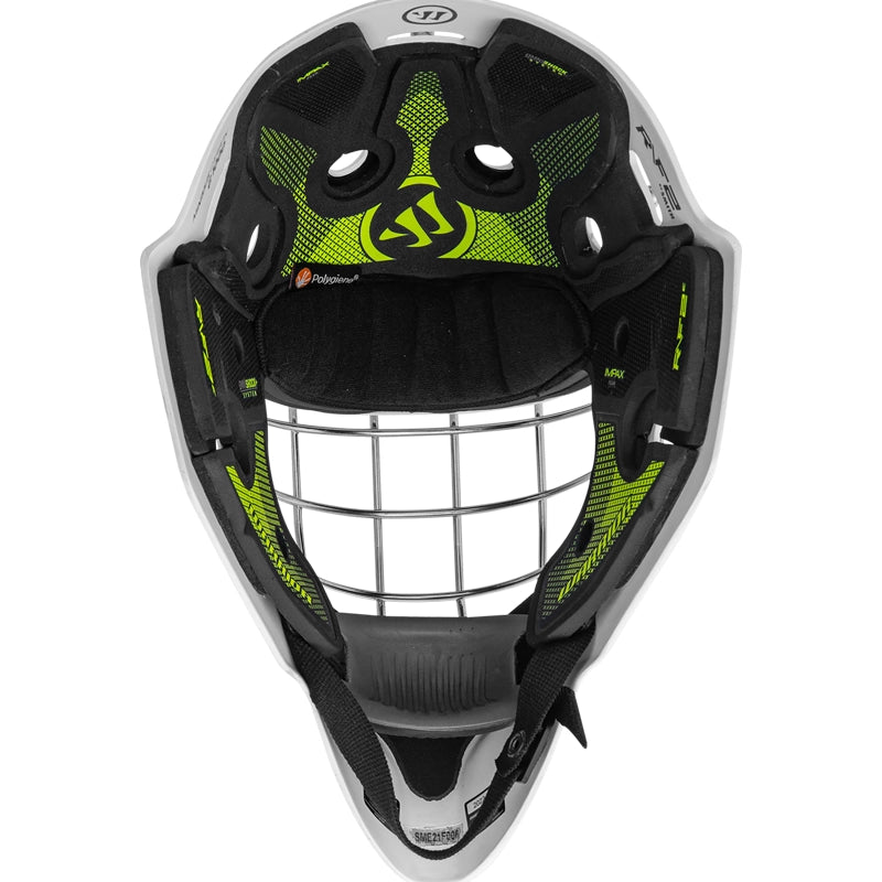 Warrior R/F2 E Certified Goal Helmet - Senior - White