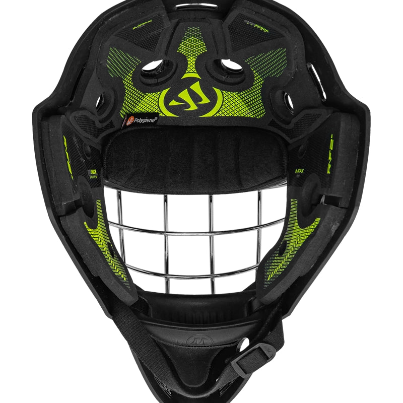 Warrior R/F2 E Certified Goal Helmet - Youth - Black