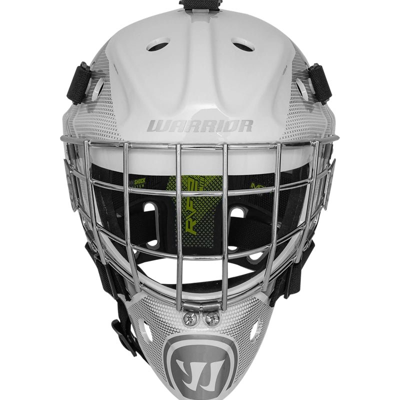 Warrior R/F2 E Certified Goal Helmet - Youth - White
