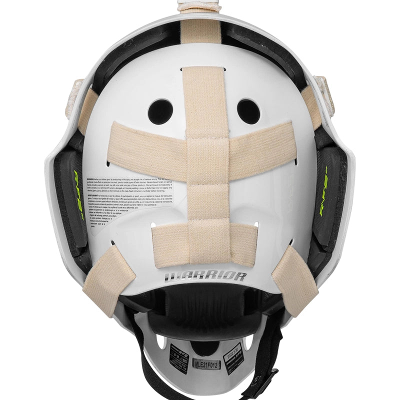 Warrior R/F2 E+ Certified Goal Helmet - Junior - White
