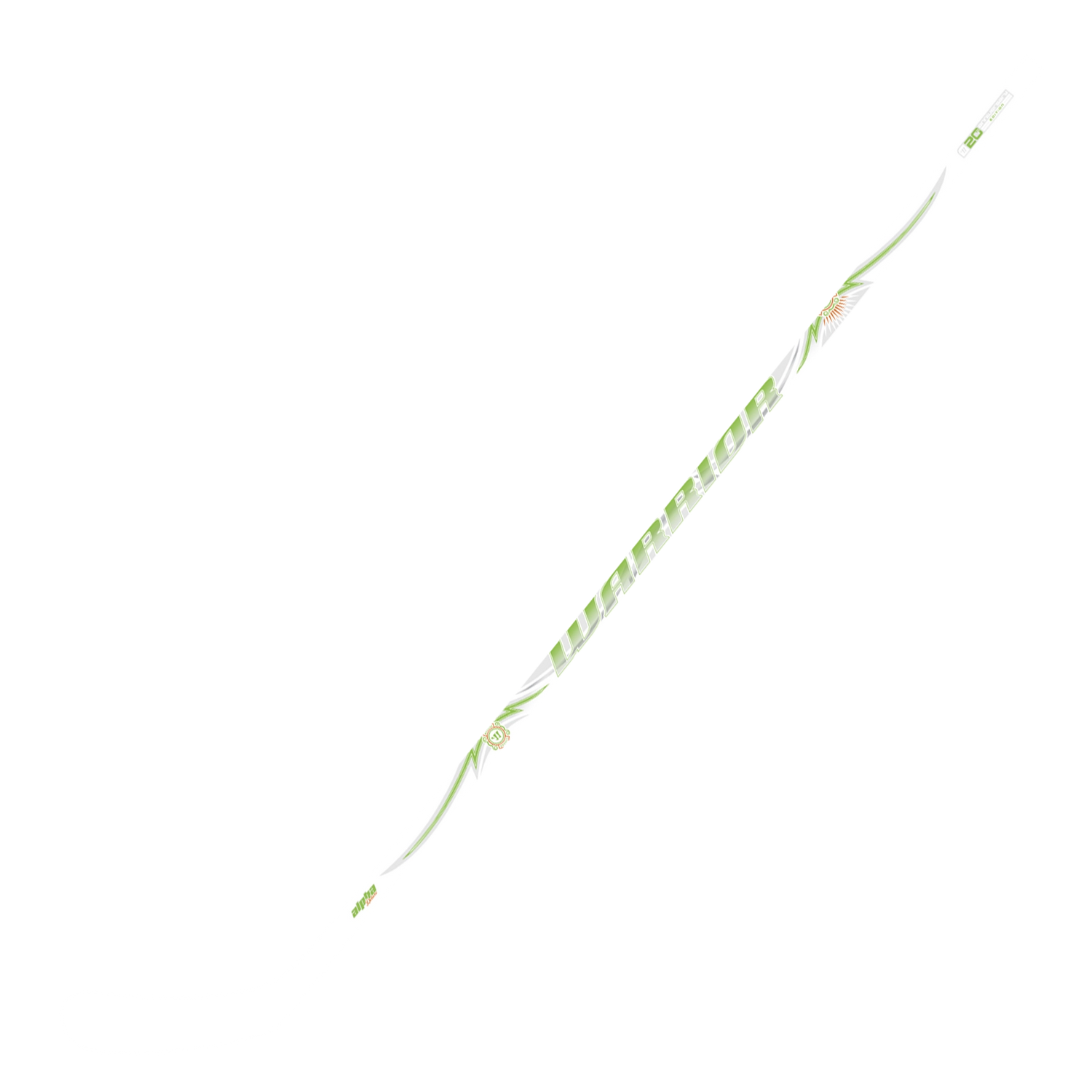 Warrior Alpha Deluxe Pro One Piece Stick - WHITE - Junior - 50 Flex