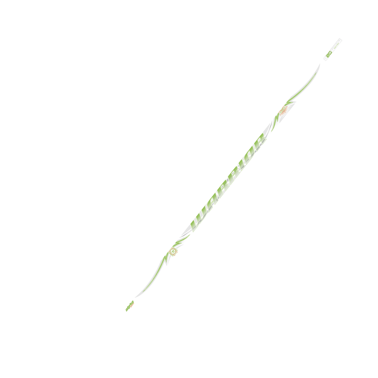 Warrior Alpha Deluxe Pro One Piece Stick - WHITE - Youth - 20 Flex