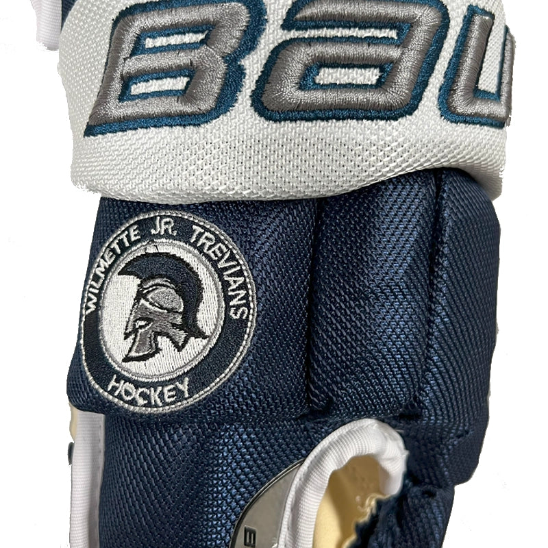 Wilmette Jr Trevians - Bauer Team Vapor Pro Hockey Glove - Junior