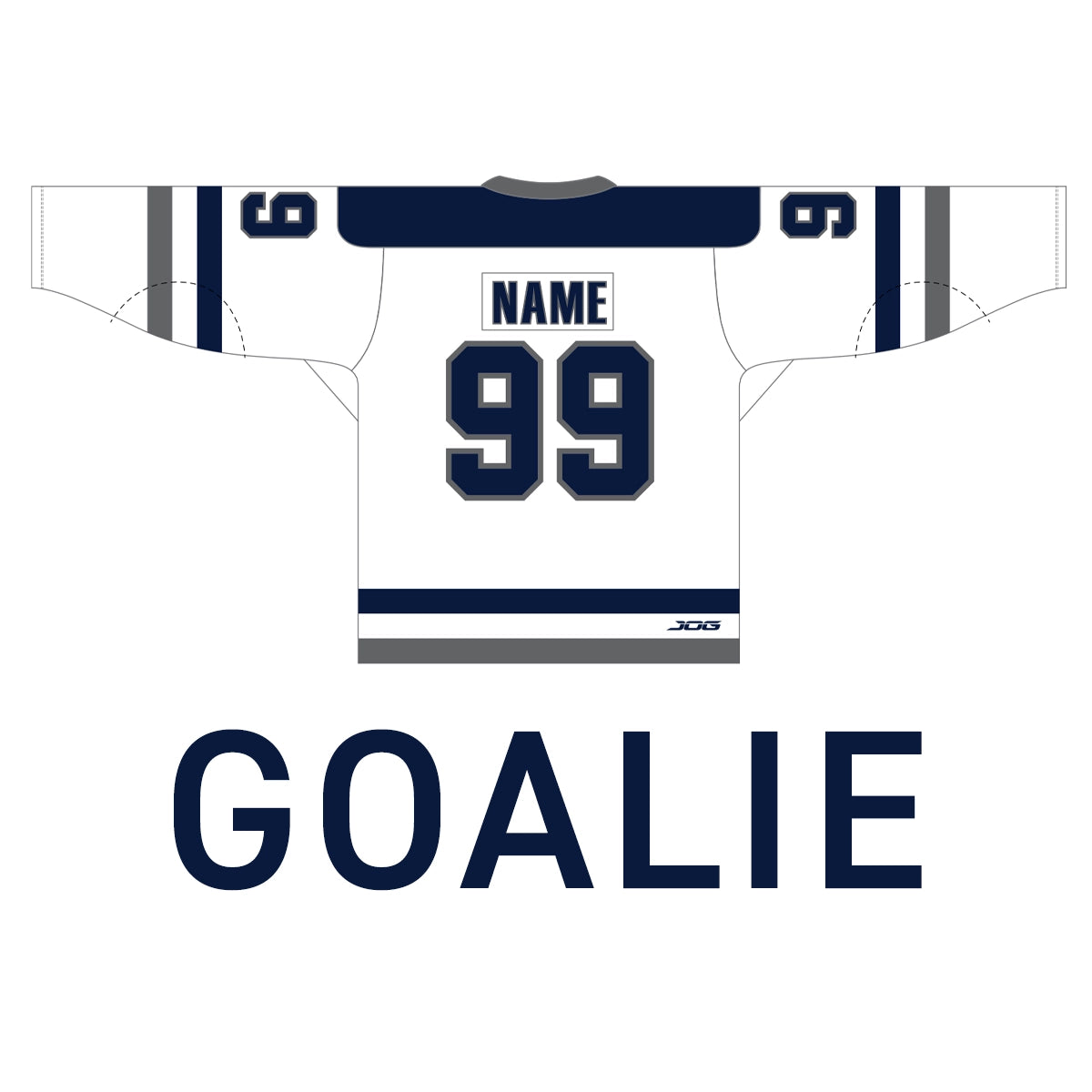 Wilmette Trevians - Game Jersey - Goalie - White