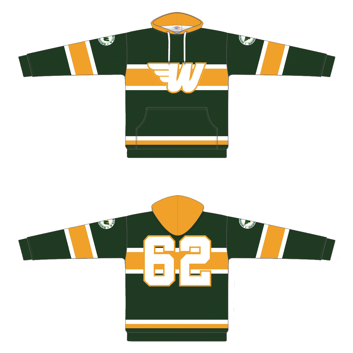 Winnetka Warriors - AK Sublimated Hoodie