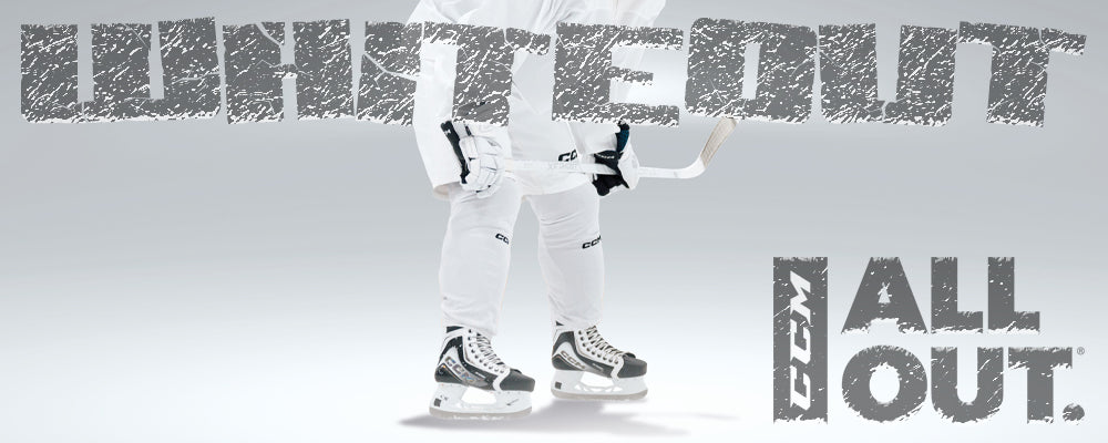 CCM Whiteout Sticks, Gloves and Skates
