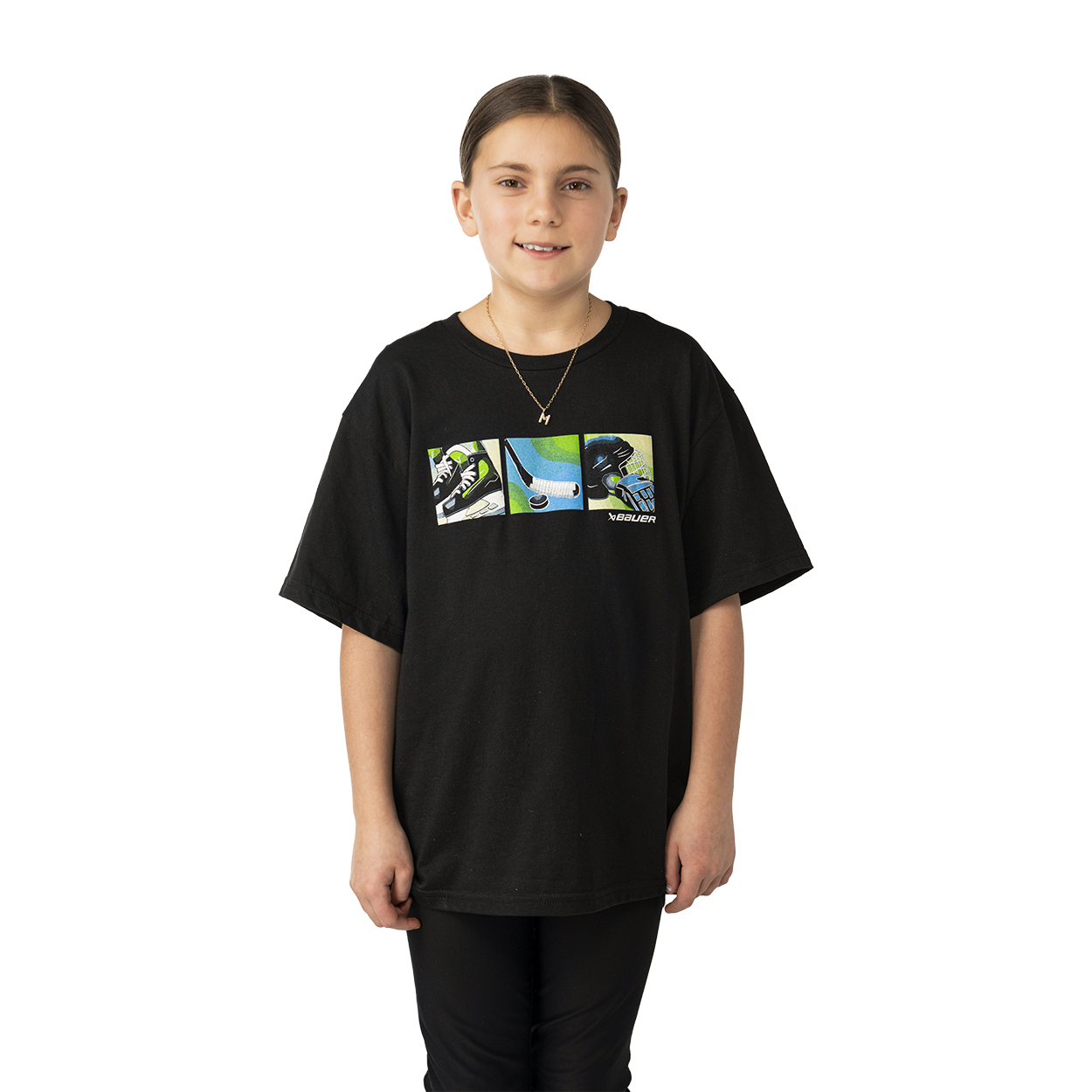 Bauer Graphic Tee - Black - Youth