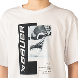 Bauer Graphic Tee - White - Youth