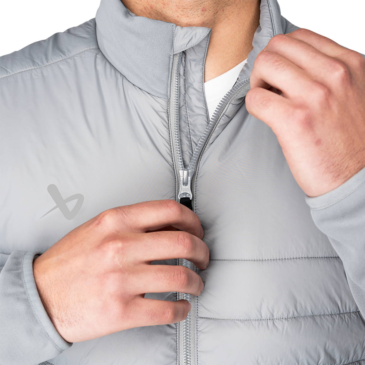 Bauer Travel Hybrid Jacket - Grey - Senior