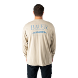 Bauer Range LS Boxy Tee - Lt Tan - Senior