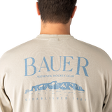 Bauer Range LS Boxy Tee - Lt Tan - Senior