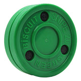 Green Biscuit Snipe Off Ice Shooting Puck - Dark Green