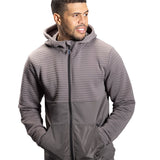 Bauer FLC 3D Full Zip Hoodie - Senior - Gray