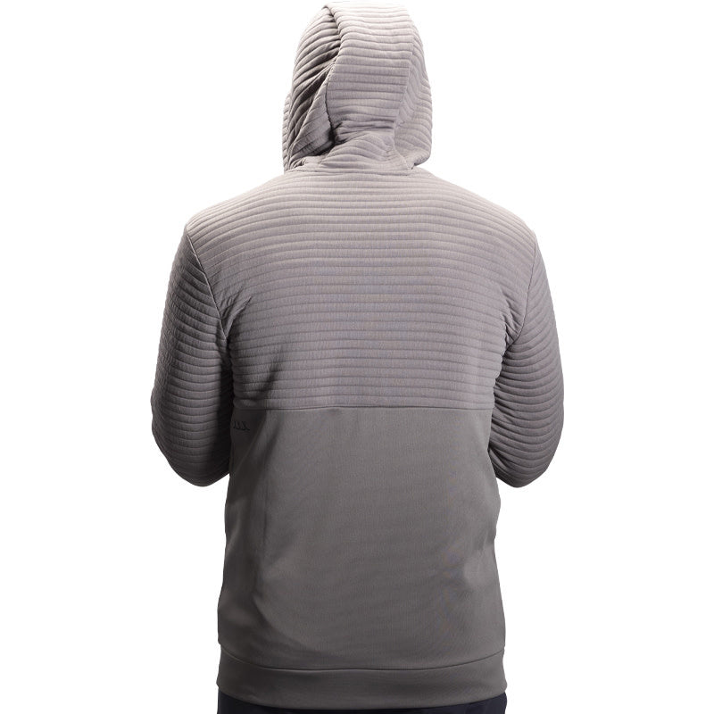 Bauer FLC 3D Full Zip Hoodie - Senior - Gray