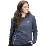 Bauer Long Sleeve Heritage Tee - Senior - Gray