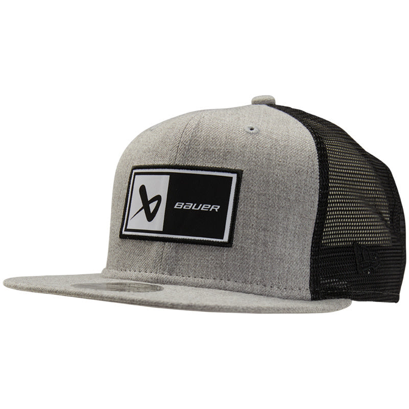 Bauer New Era 9Fifty Icon Patch Cap - Grey