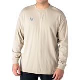 Bauer Range LS Boxy Tee - Lt Tan - Senior
