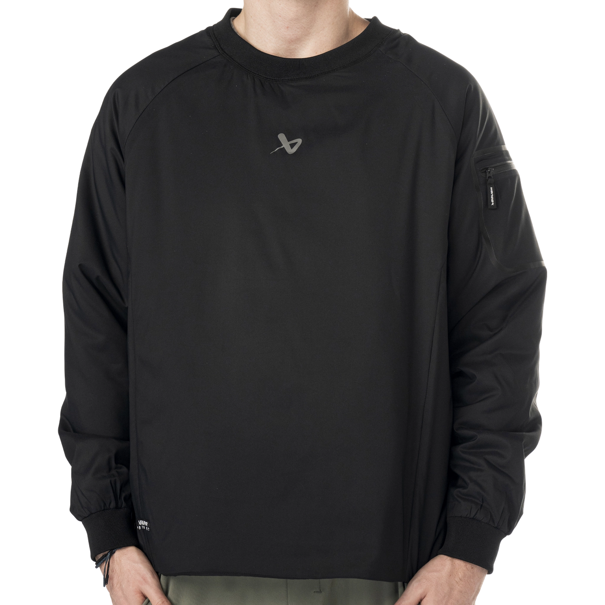 Bauer Filled Crewneck - Senior - Black