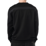 Bauer Knit Woven Crew - Senior - Black