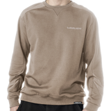 Bauer Knit Woven Crew - Senior - Light Taupe