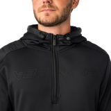 Bauer ODR Puffer Half Zip Hoodie - Black - Senior