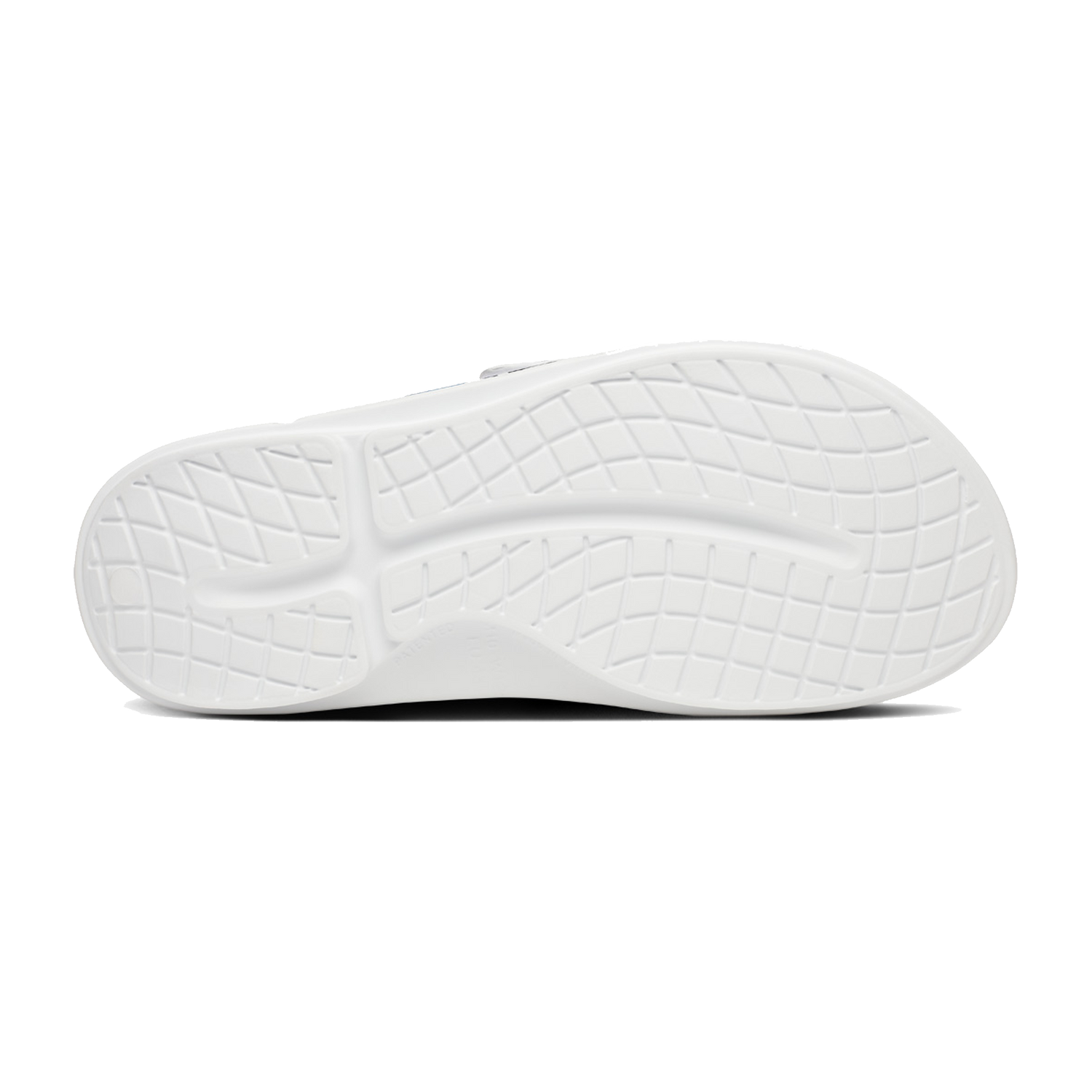 Bauer OOFOS Sport Flex Slide - White/Blue
