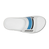 Bauer OOFOS Sport Flex Slide - White/Blue