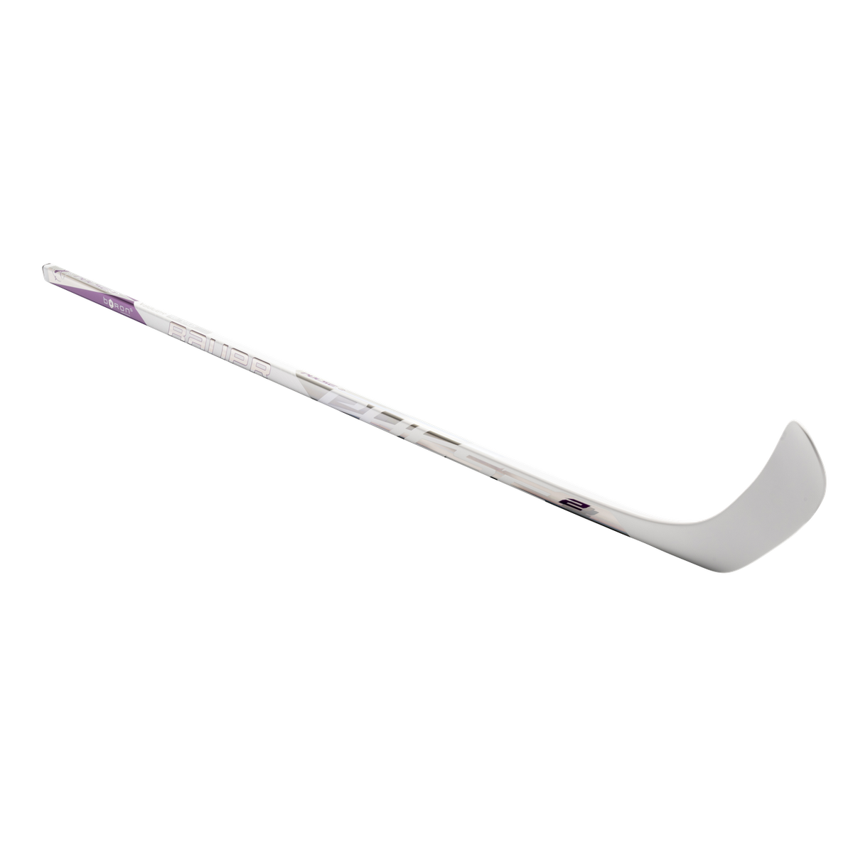 Bauer Pulse2 One Piece Stick - WHITE - Junior - 40 Flex