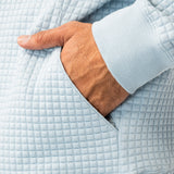 Bauer Quilted Hoodie - Senior - Blue