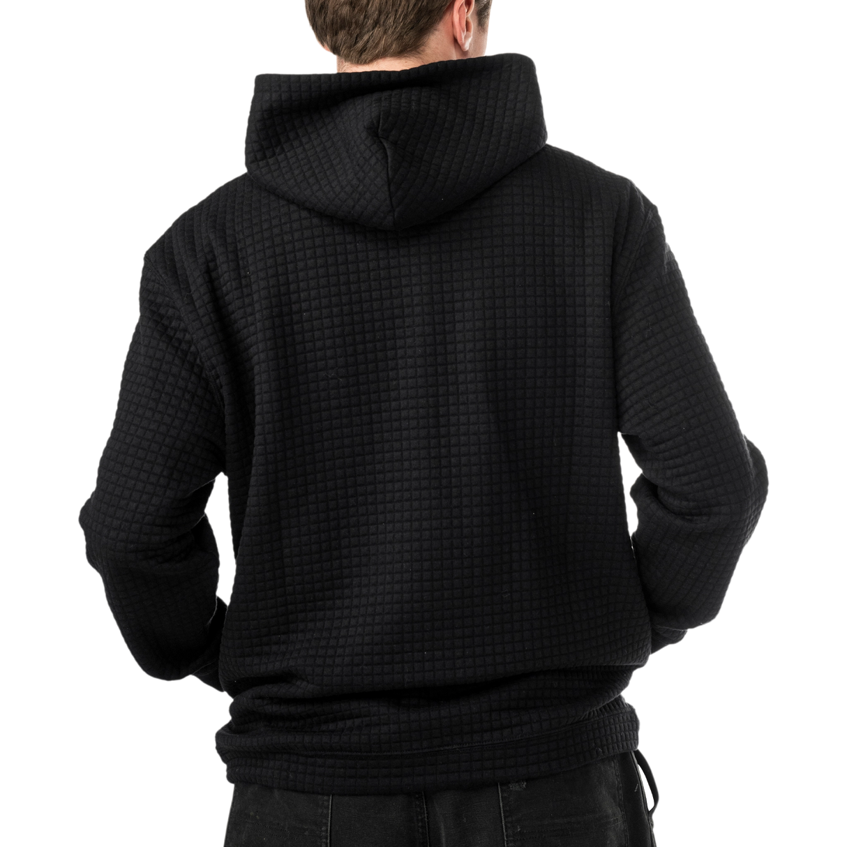 Bauer Quilted Hoodie - Senior - Black