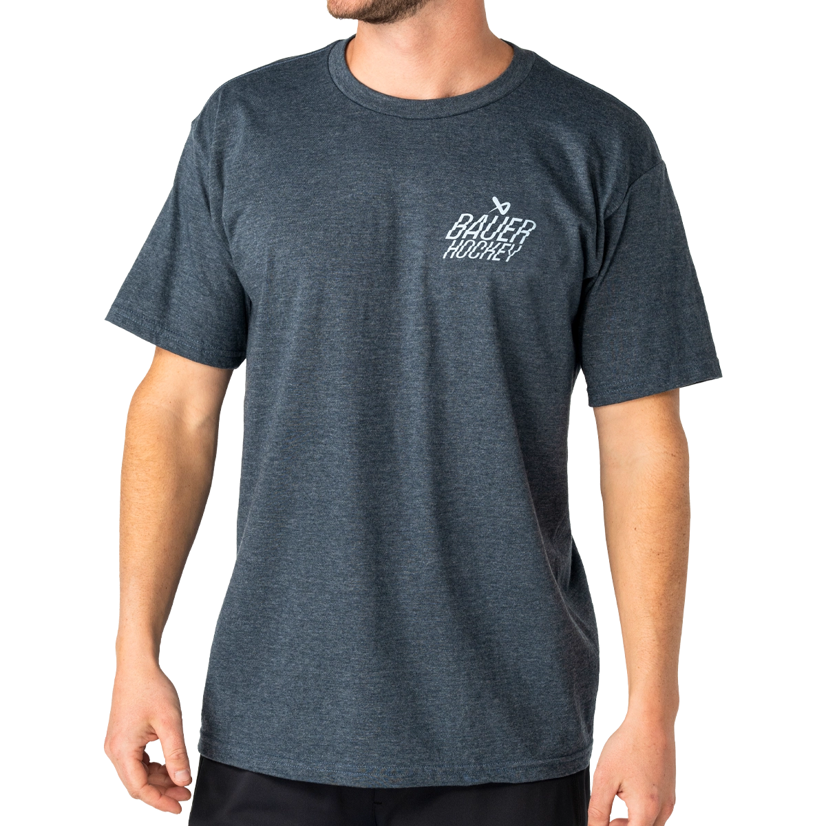 Bauer Rink Graphic Tee - Navy - Senior