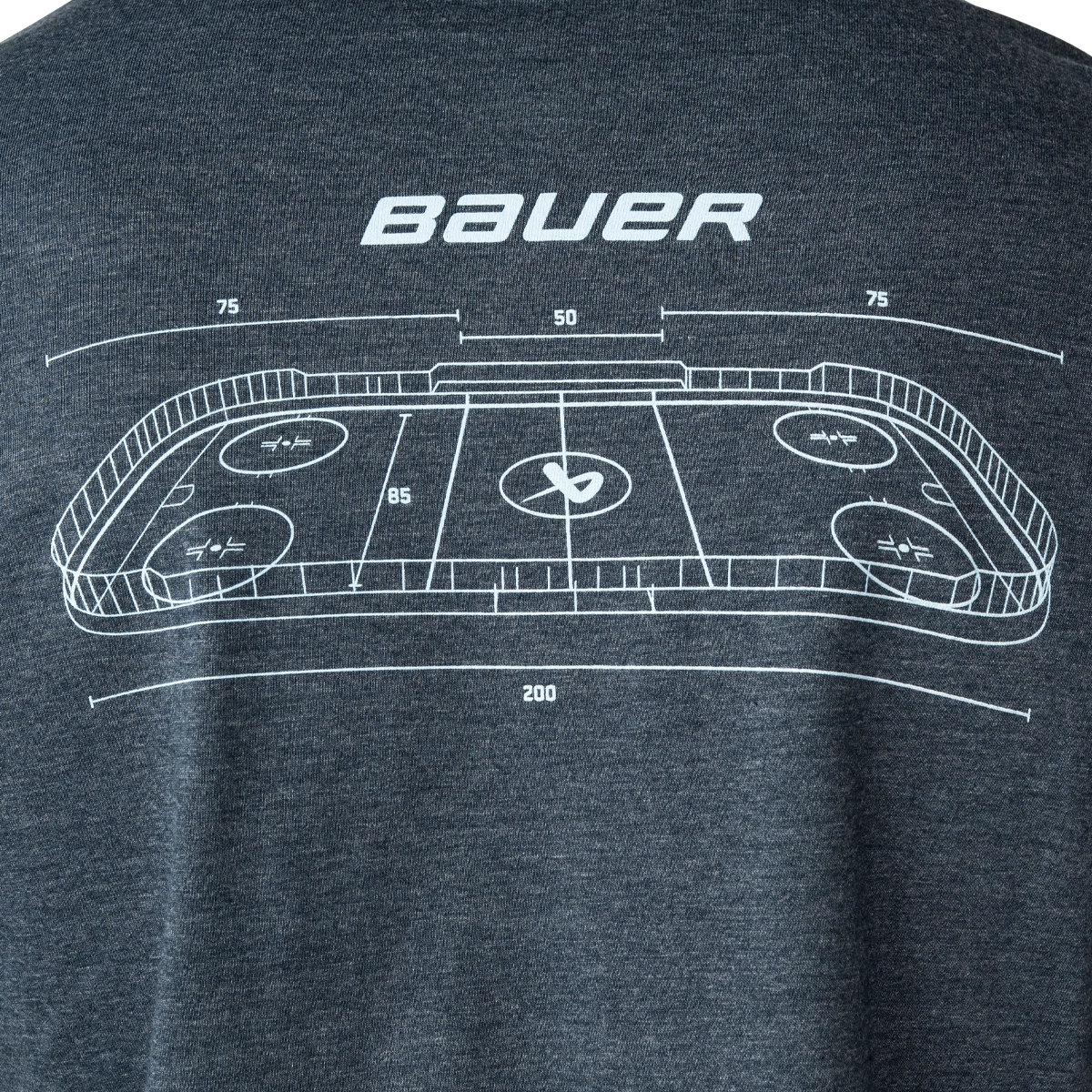 Bauer Rink Graphic Tee - Navy - Senior