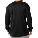 Bauer Waffle Crew Neck - Black - Senior