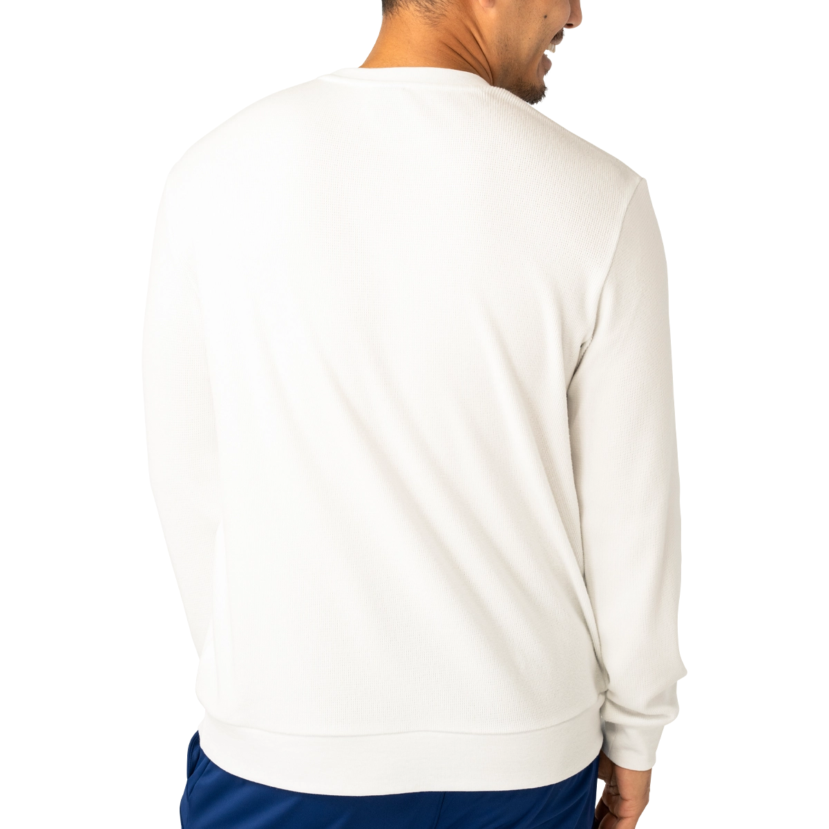Bauer Waffle Crew Neck - Snow - Senior