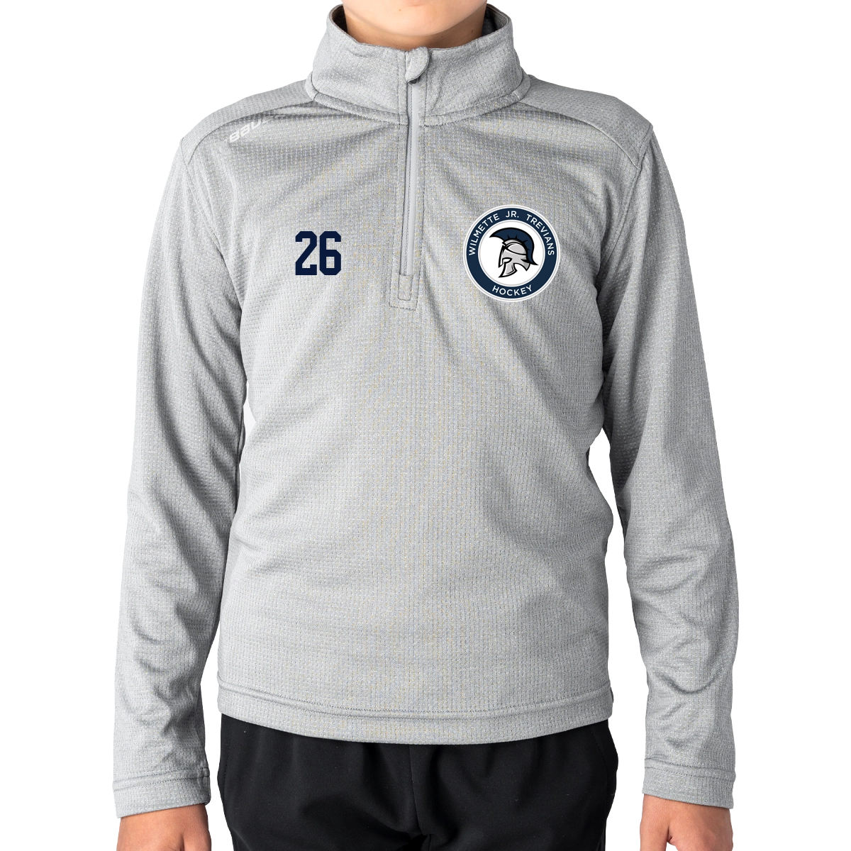 Wilmette Trevians - Bauer Perf 1/4 Zip - Youth