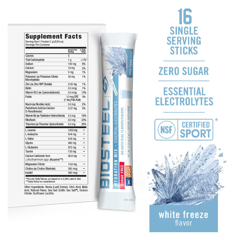 BioSteel - Hydration Mix - 16ct - White Freeze