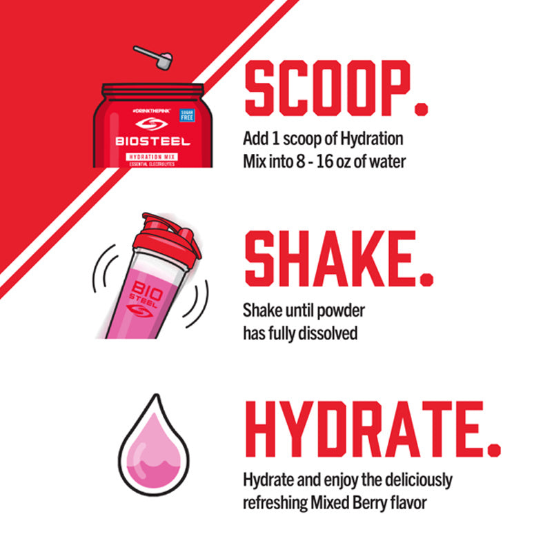 BioSteel - Hydration Mix - 315G - Mixed Berry