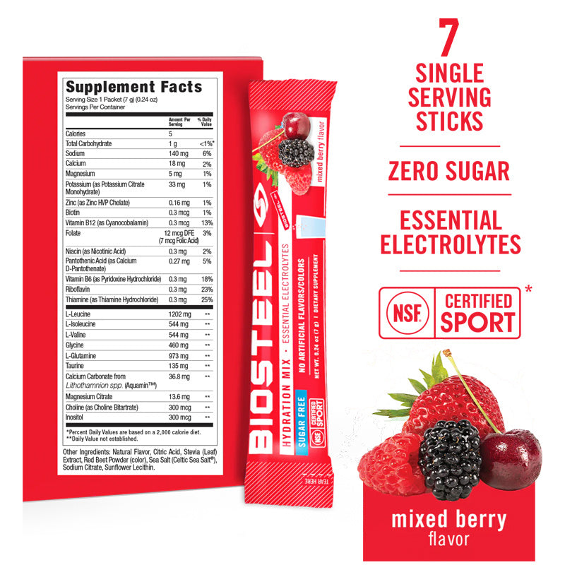 BioSteel - Hydration Mix - 7ct - Mixed Berry