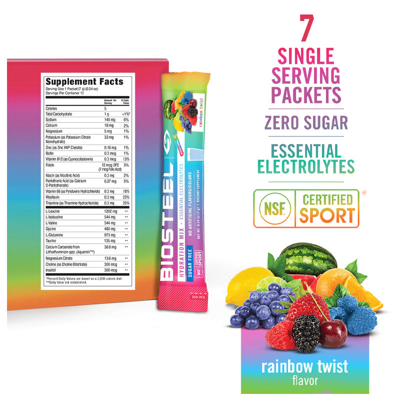 BioSteel - Hydration Mix - 7ct - Rainbow Twist