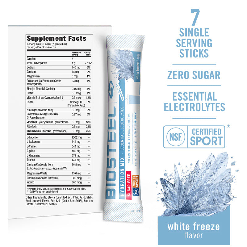 BioSteel - Hydration Mix - 7ct - White Freeze