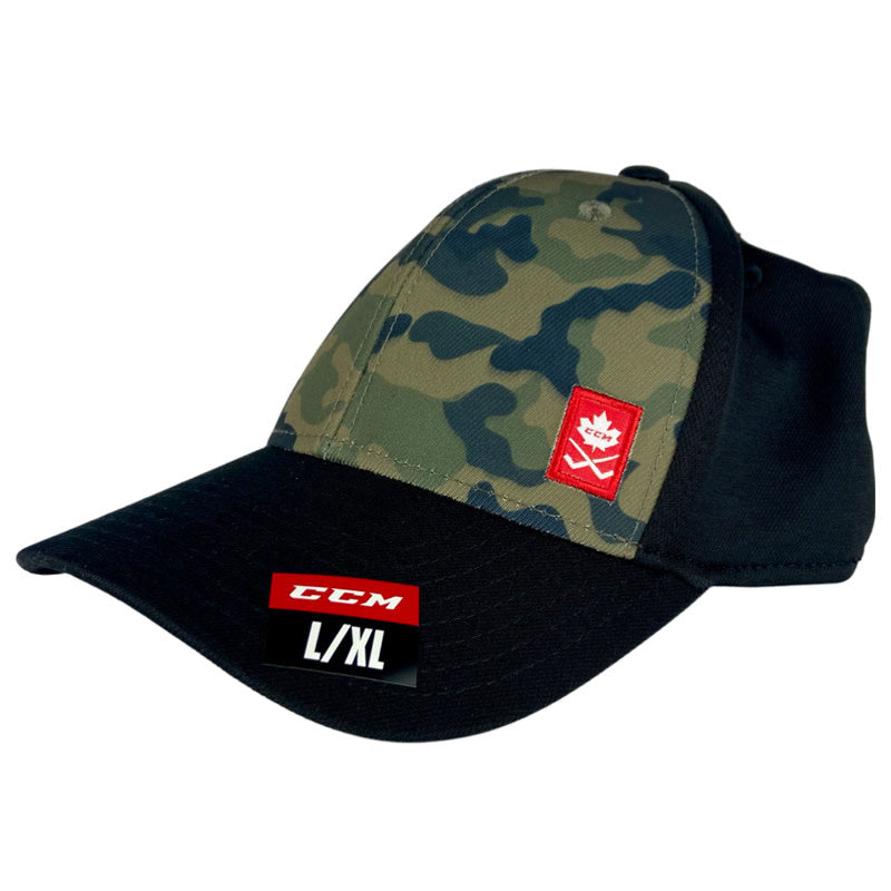 CCM Camo Leaf Structured Flex Cap