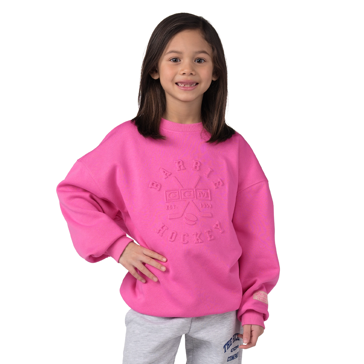 CCM Barbie Hockey Crew Sweatshirt - Girls